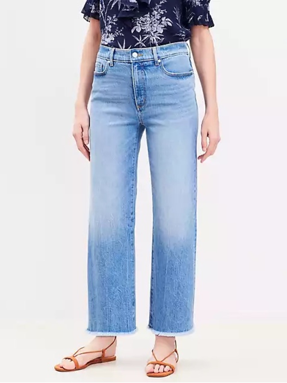 LOFT straight ankle jeans